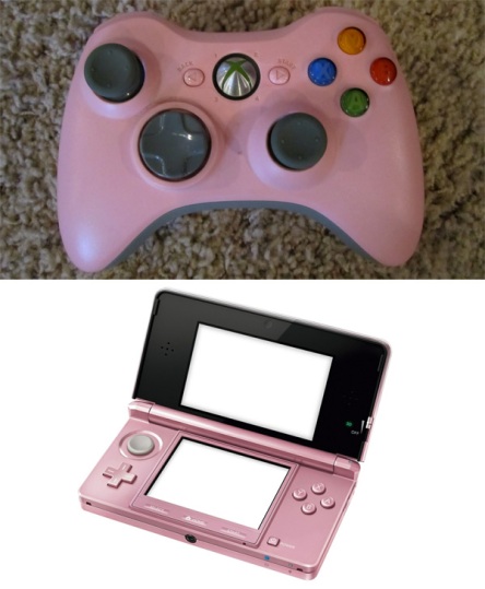 Gadgets de color rosa